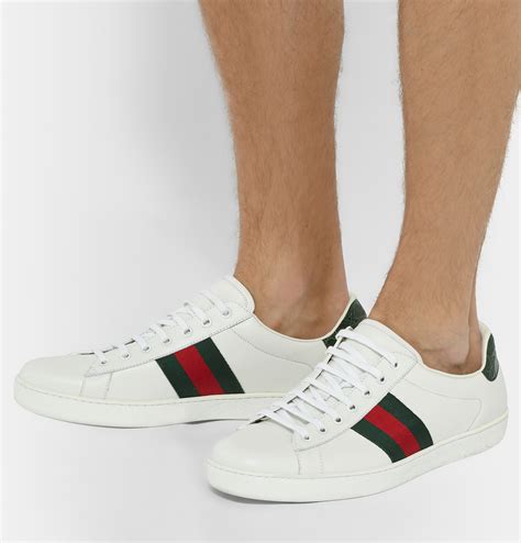 gucci leather mens shoes|white Gucci shoes for men.